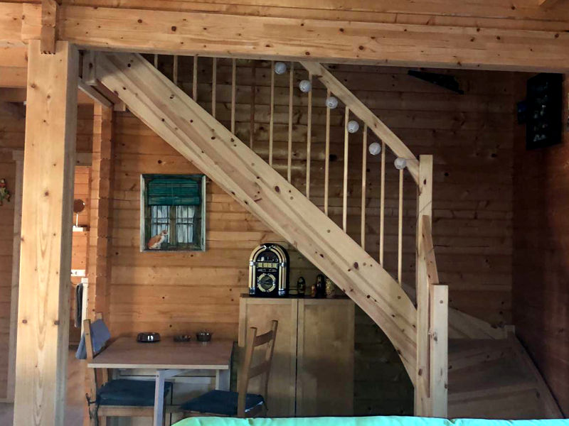 Interiores Casas de Madera Bolaños