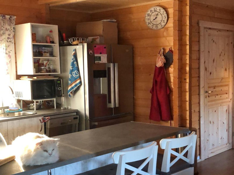 Interiores Casas de Madera Bolaños