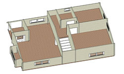 Exteriores Casas de Madera Bolaños (en exposición)