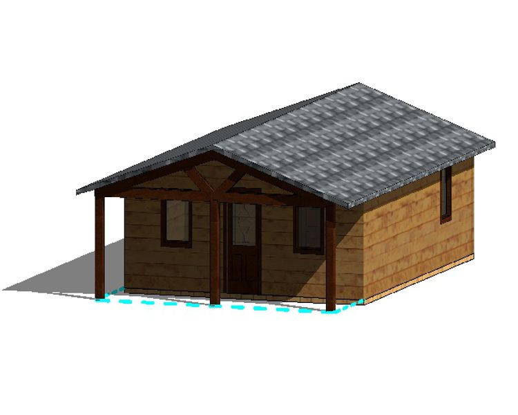 Plano 1 Casa de Madera Cádiz