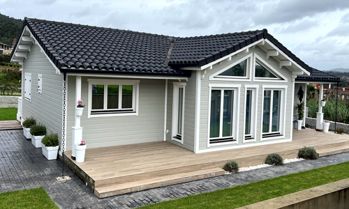 Casas de Madera Francia-Moderna