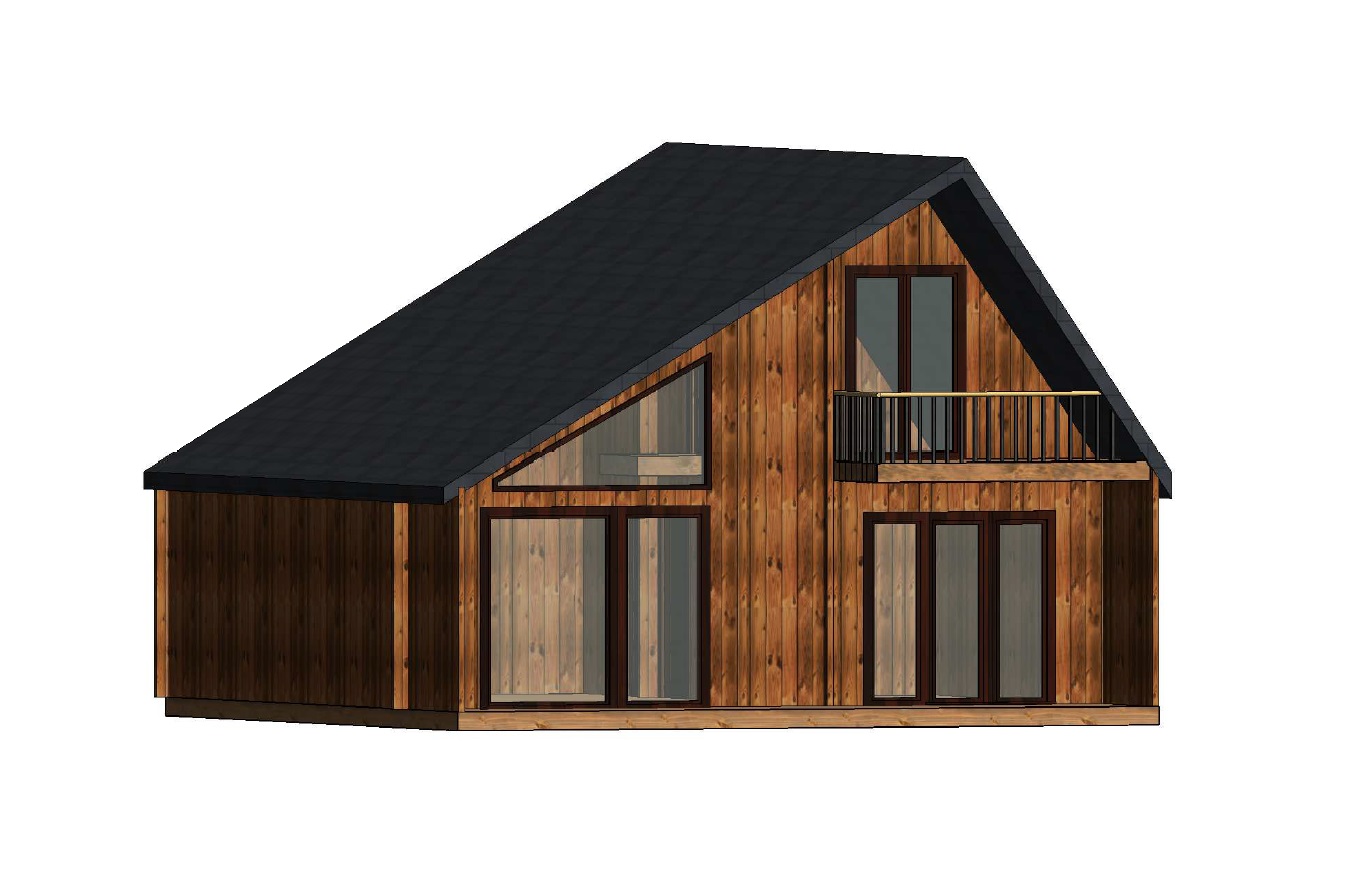 Plano 1 Casa de Madera Gala