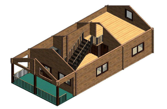 Plano 4 Casa de Madera Girona