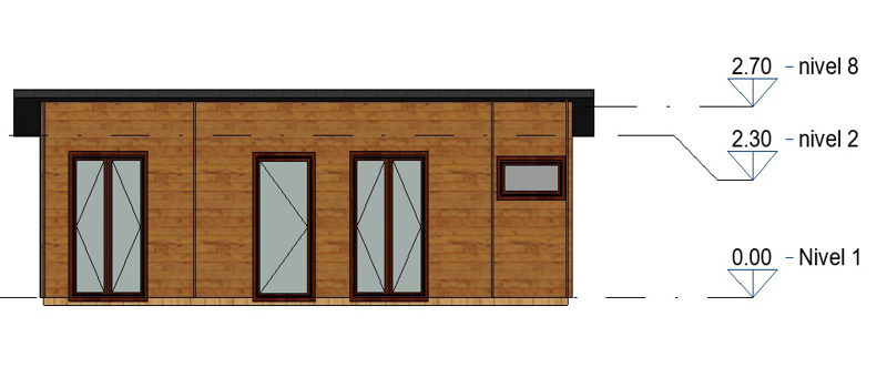 Plano 1 Casa de Madera Heidi Móvil