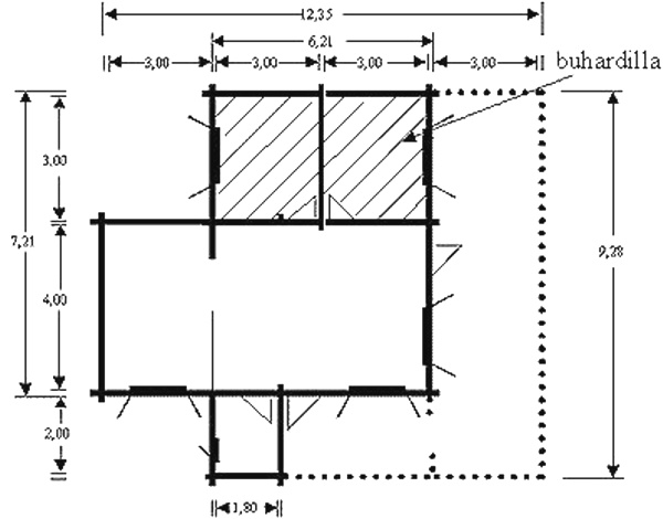 Plano 1 Casa de Madera Levante Big