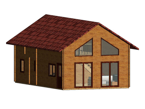 Plano 5 Casa de Madera Quijote