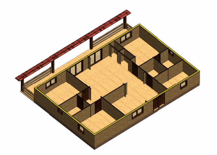 Plano 4 Casa de Madera Salamanca