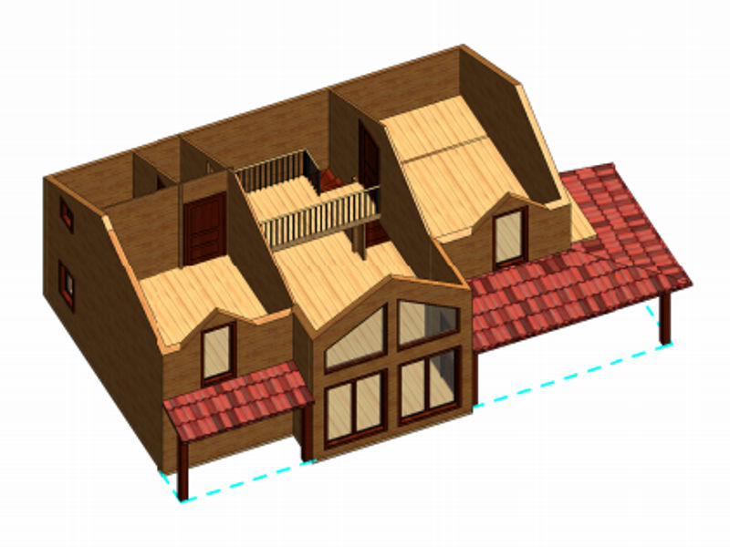 Plano 3 Casa de Madera Sergio