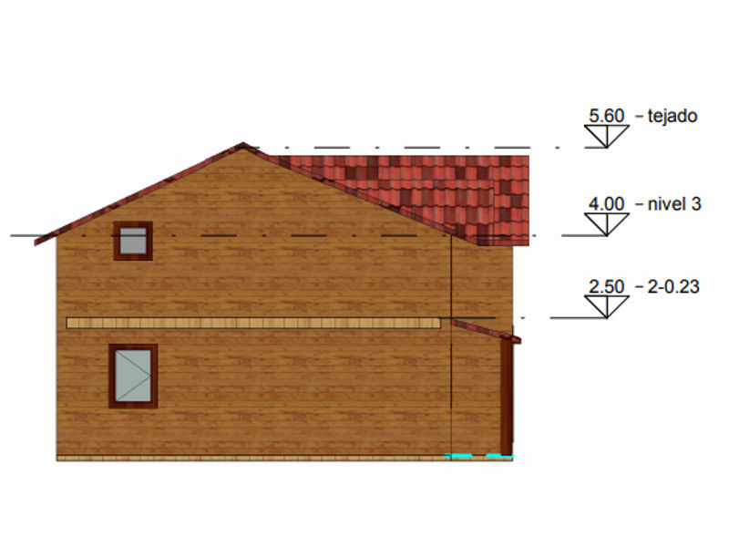 Plano 5 Casa de Madera Sergio