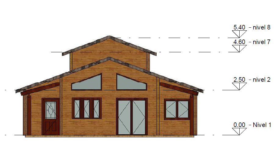 Plano 3 Casa de Madera Tropical