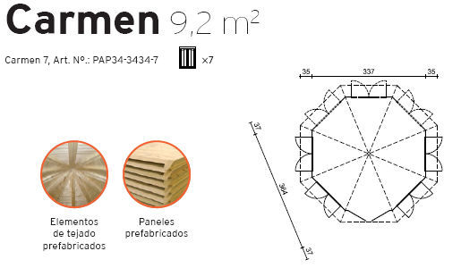 Detalles Casetas Carmen 7 Ventanas