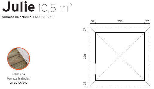 Detalles Casetas Julie